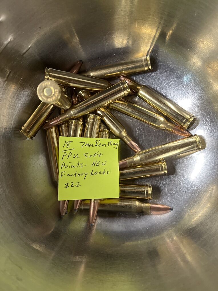 7mm Rem Mag Ammo.