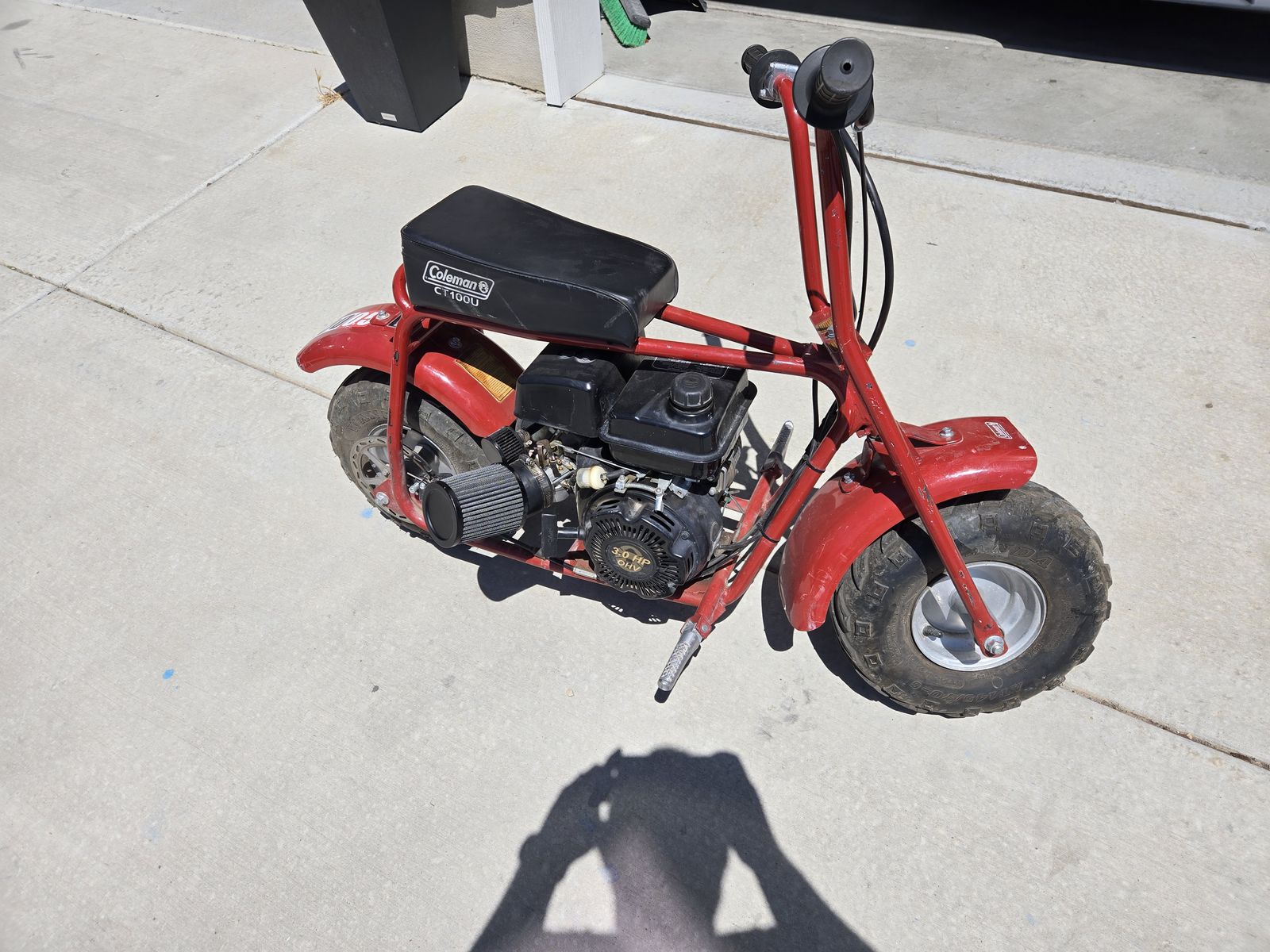 Coleman ct100u mini bike
