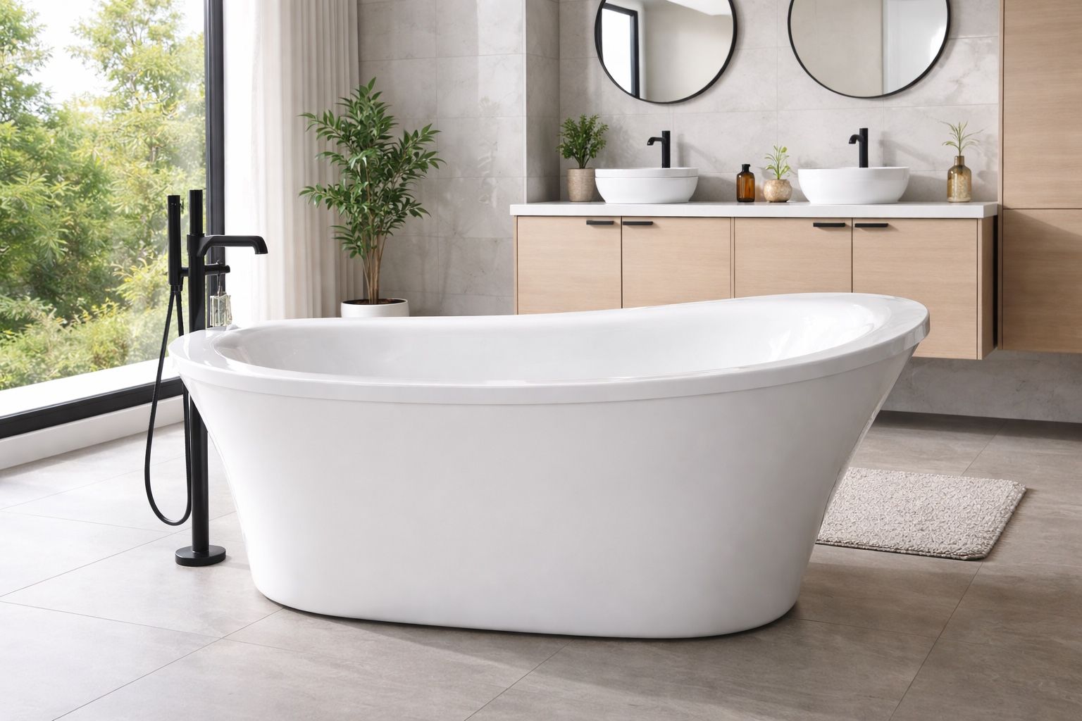Beautiful New Ove Decors Soaker Bathtub
