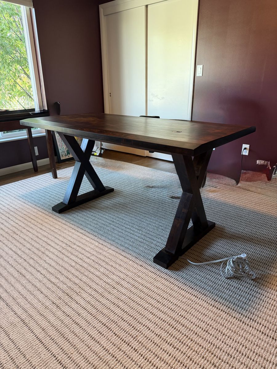 CUSTOM MADE HARDWOOD DESK