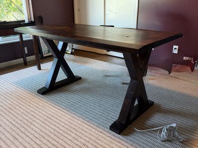CUSTOM MADE HARDWOOD DESK