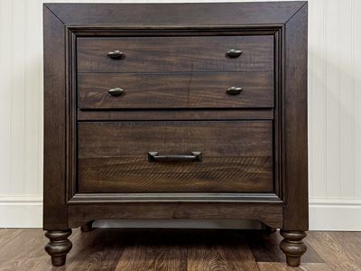 Rustic Industrial Nightstand / Chest of Drawers