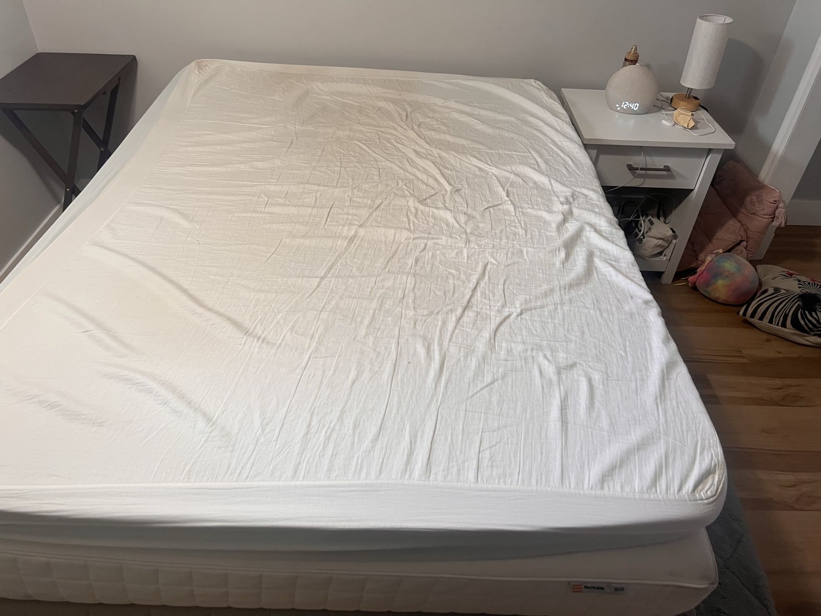 Full Size Mattress + Memory Foam Topper + Bed Frame