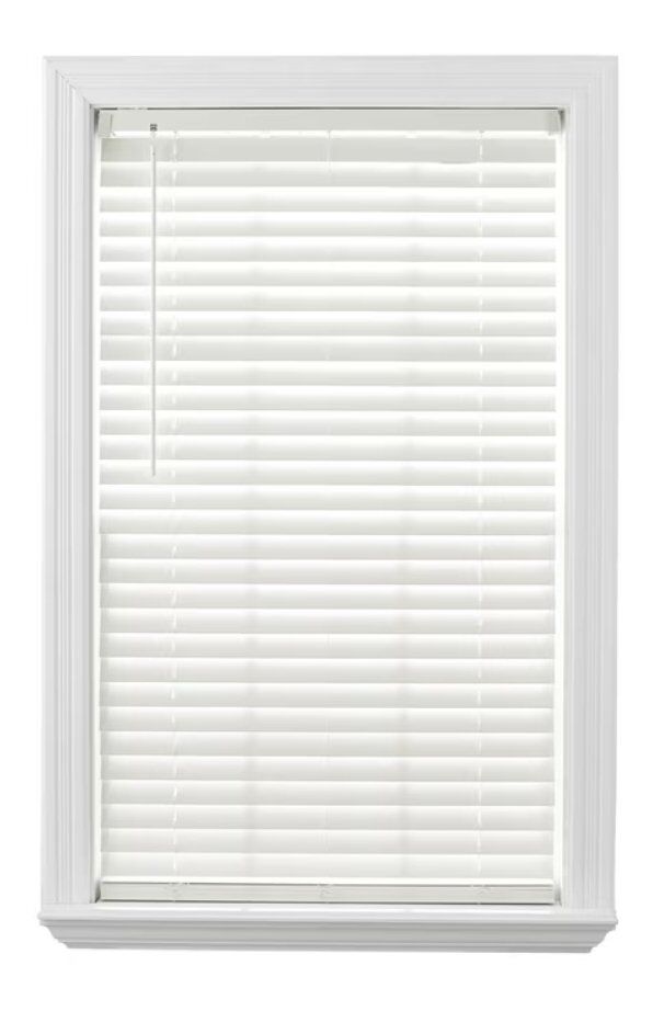 2" Cordless Faux Wood Blinds
