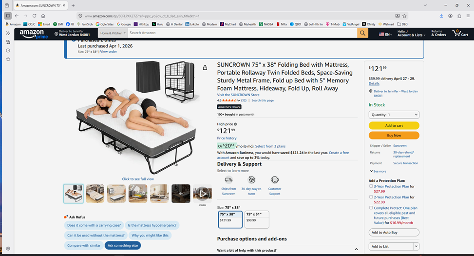 Portable Bed