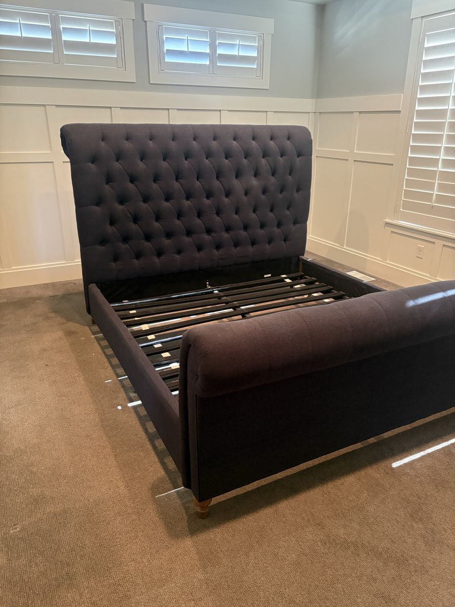 King Upholstered bed frame