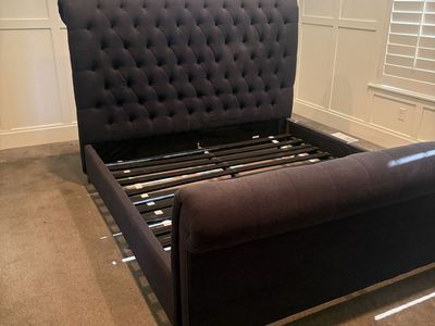 King Upholstered bed frame