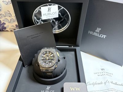 Hublot Big Bang Unico Golf Black 45 mm with Box and Authentication Certificate