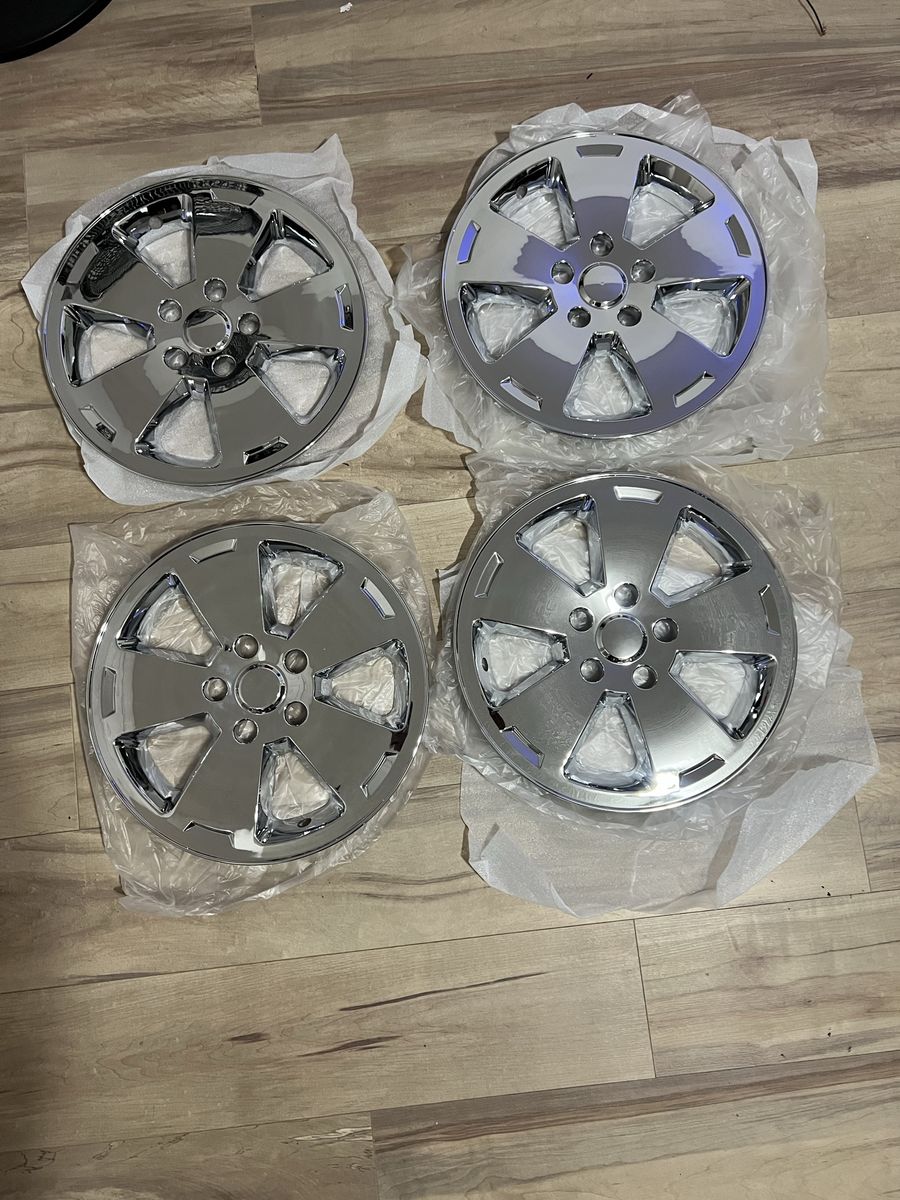 4 new 16” Chrome Wheel Skins 2006-2012 Chevy Impala
