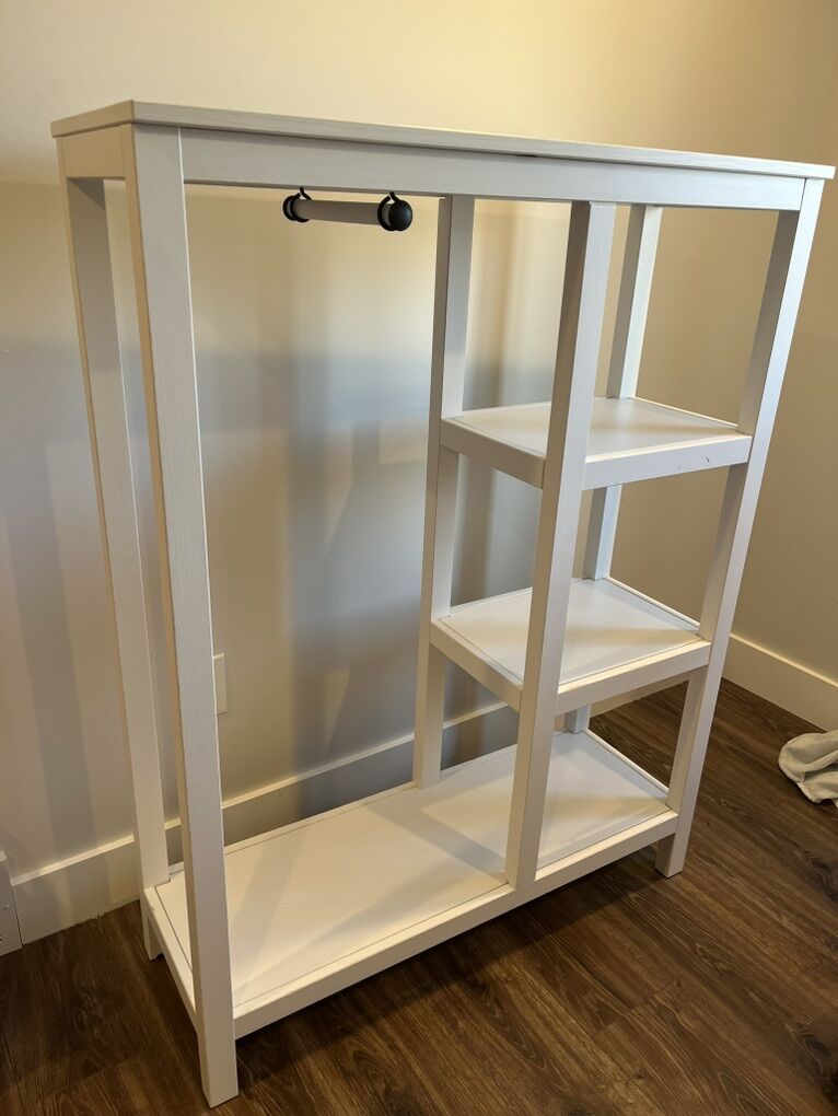 Small Shelf And Hanging Rod