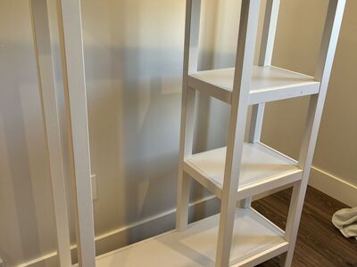 Small Shelf And Hanging Rod