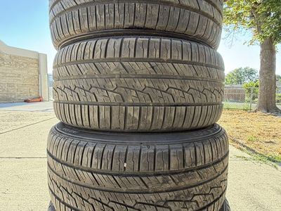 Set of 4 Used Passenger Car Tires - All-Season Tread