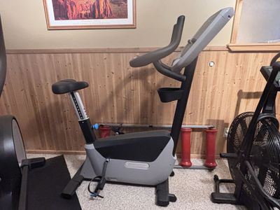 Precor Upright Exercise Bike - Stationary Fitness Cycle with Digital Display