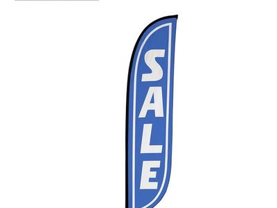 Set of 2 12 foot SALE Feather Flags - INCLUDES POLES!