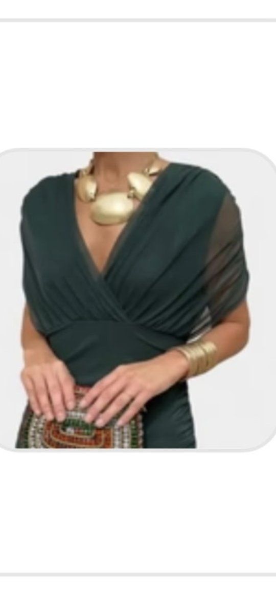 Eryzziah Green Dress by Chloe Boutique - Never Worn