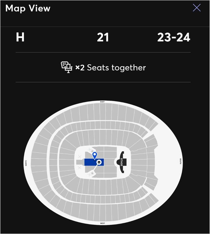 Ed Sheeran Concert Tickets close to B Stage in Denver, Colorado on July 4th
