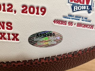 John Taylor Signed San Francisco 49ers Football — Certified