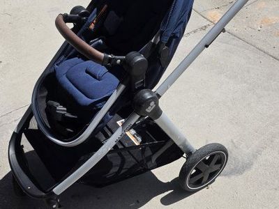 Maxi Cosi Zelia 5-in-1 Modular Travel System Stroller - Blue/Brown