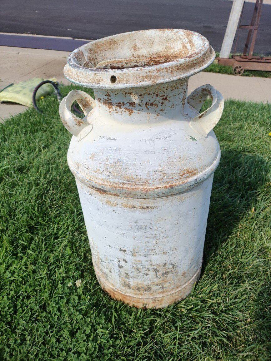 Vintage Milk can