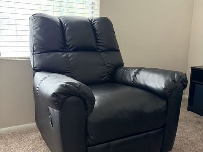 Black Barca Lounger