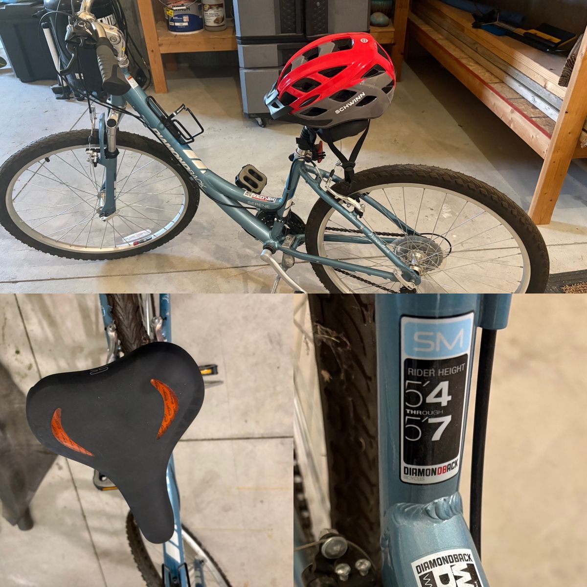Women’s 3 speed Diamondback Serene bicycle