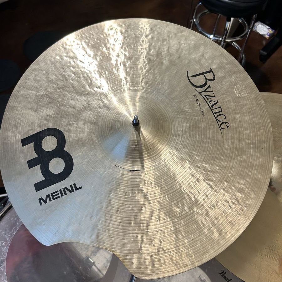 Meinl Byzance 20” Medium Crash – Professionally Repaired