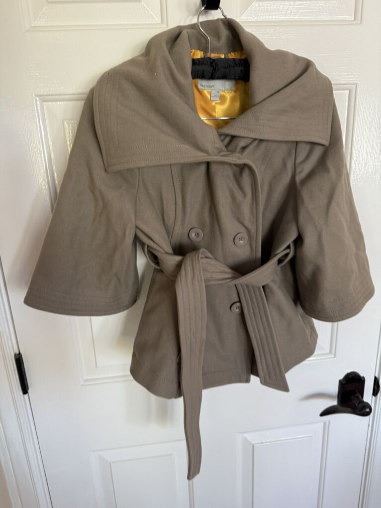 Old Navy Pea Coat M Light Tan