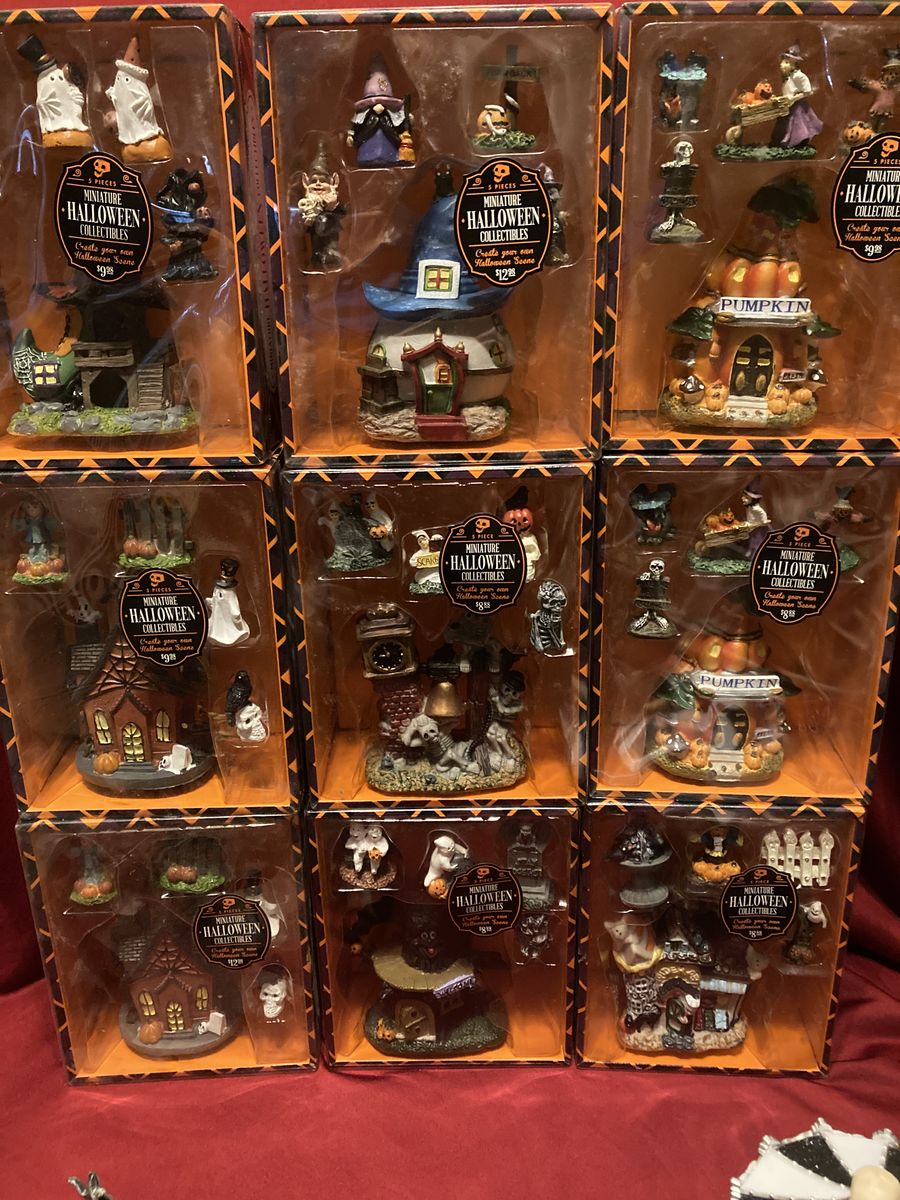 Miniature Halloween Collectibles All New 10 Dollars Each 