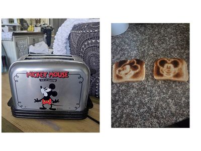 Vintage Mickey Mouse Musical Toaster
