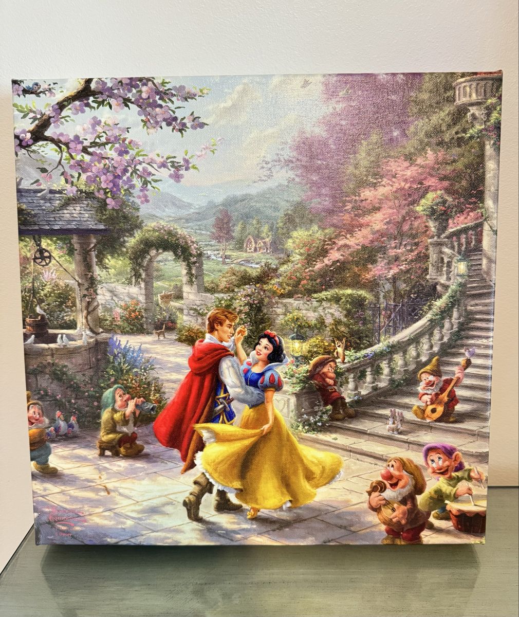 Thomas Kincaid authentic Snow White print
