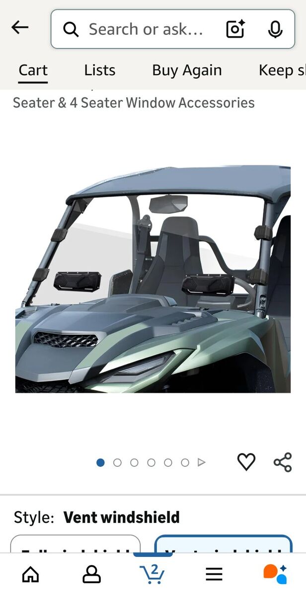 rmax 1000 windshield