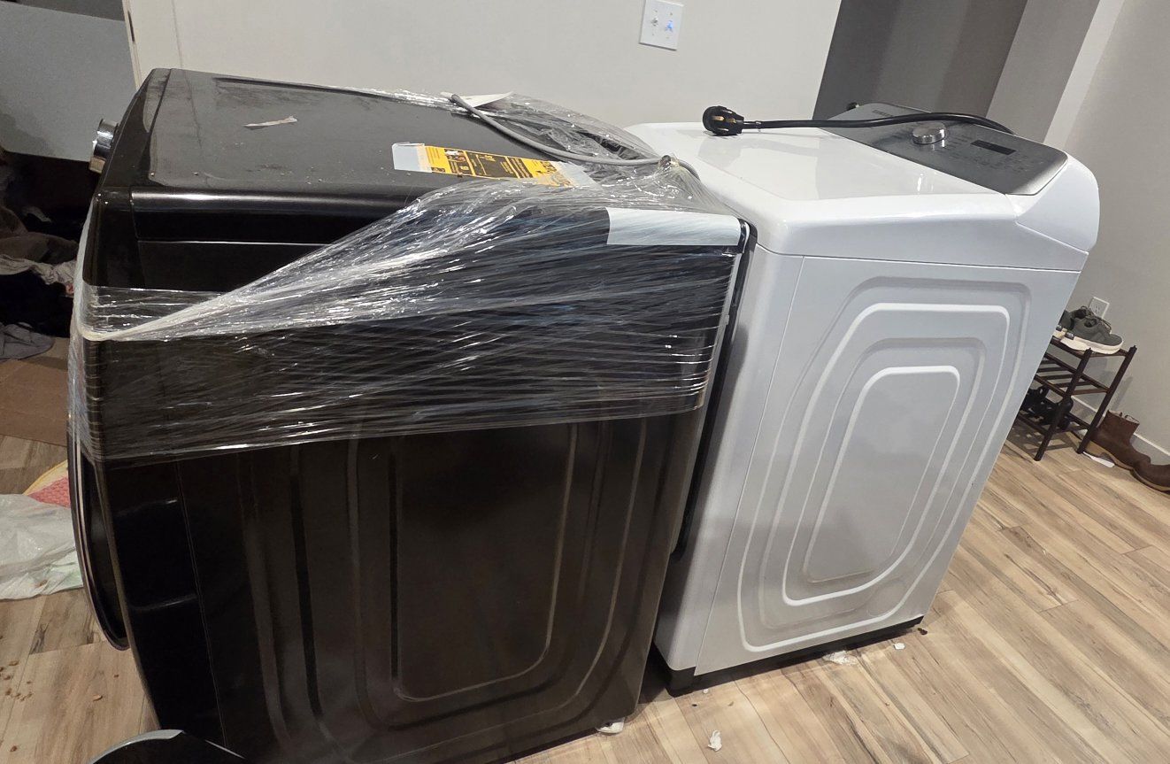 Samsung WF45K6500AV Front Load Washer & DVE45R6300V Electric Dryer Set - Steam, SmartCare