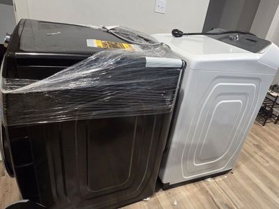 Samsung WF45K6500AV Front Load Washer & DVE45R6300V Electric Dryer Set - Steam, SmartCare