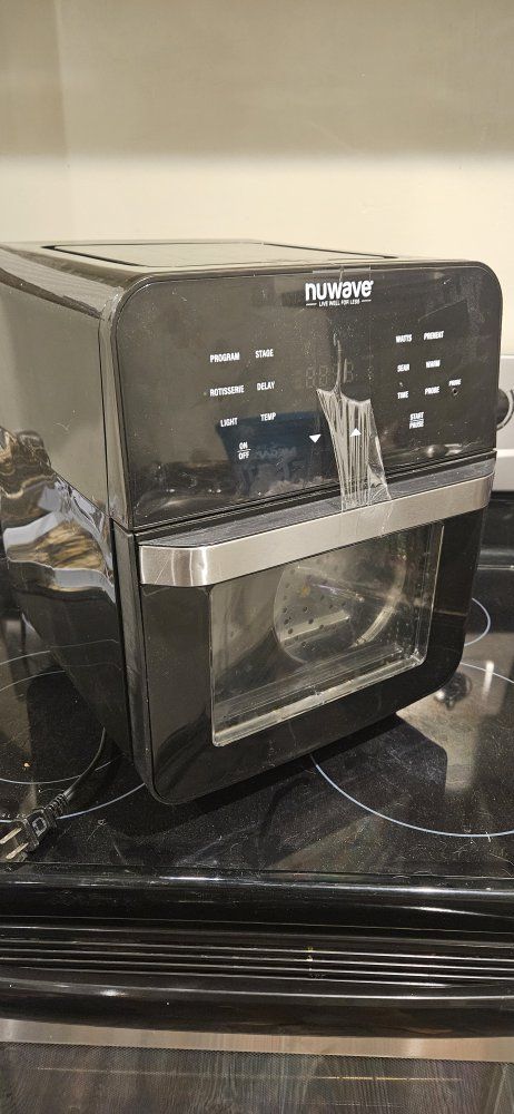 NuWave Air Fryer Oven Black Countertop Appliance