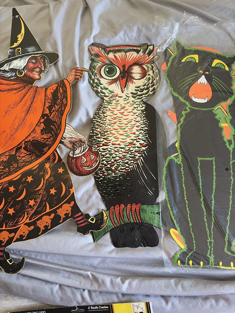 Vintage Halloween Diecuts Large Size