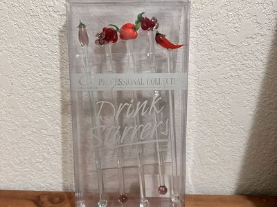 New Drink Glass Stirrers
