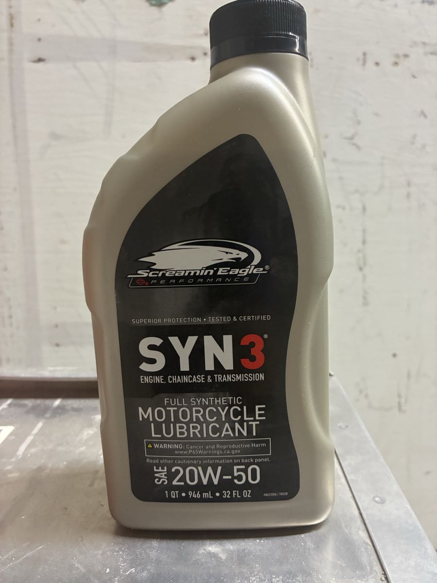 Harley Davidson brand motorcycle oil