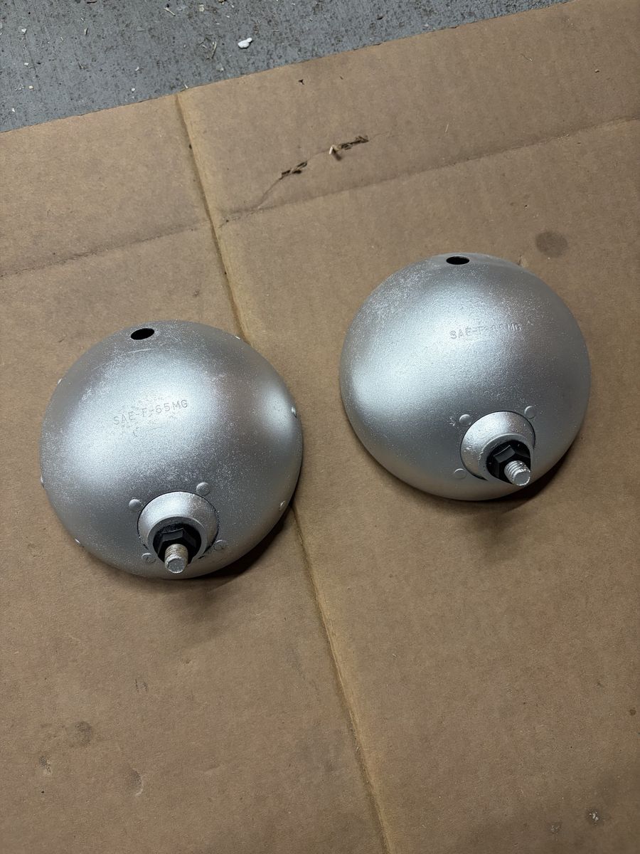 1965-1967 Ford Mustang GT Fog Light Housing Set Coupe Fastback GTA
