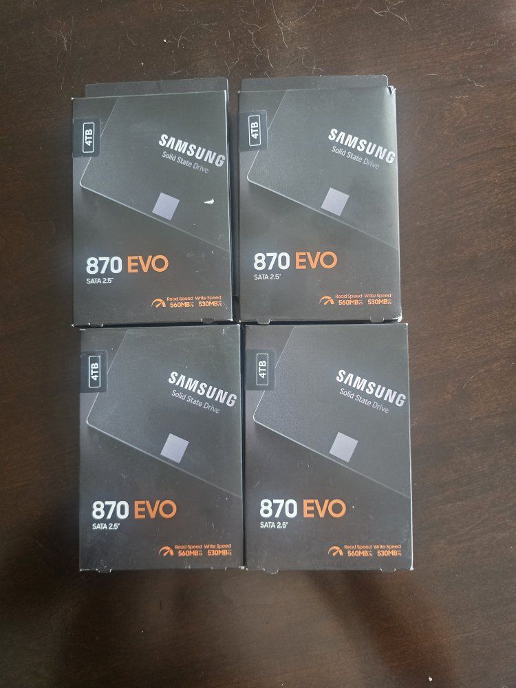 Samsung 4TB SSD hard drive