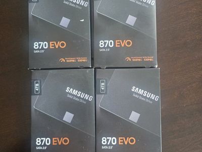 Samsung 4TB SSD hard drive