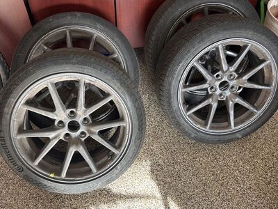 2 Tesla Model 3 18 OEM Wheels