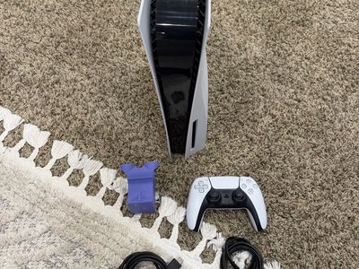 Sony PlayStation 5 PS5 Disc Version Console with Controller & Cables