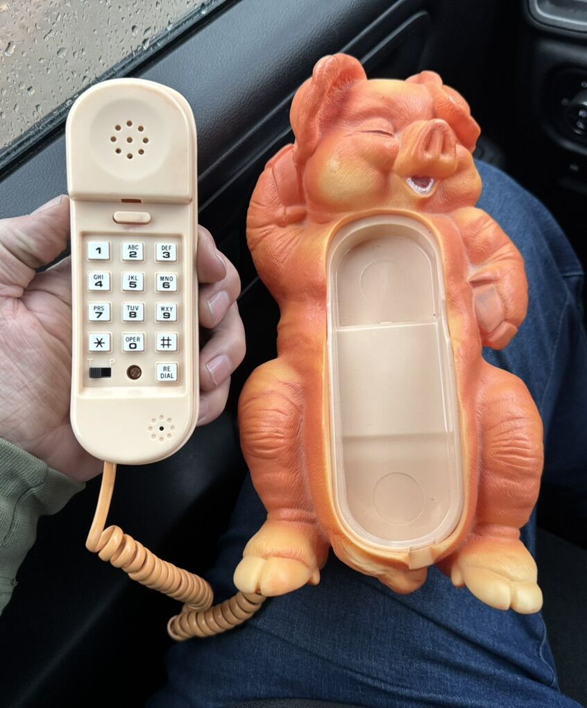 Vintage Pig Phone