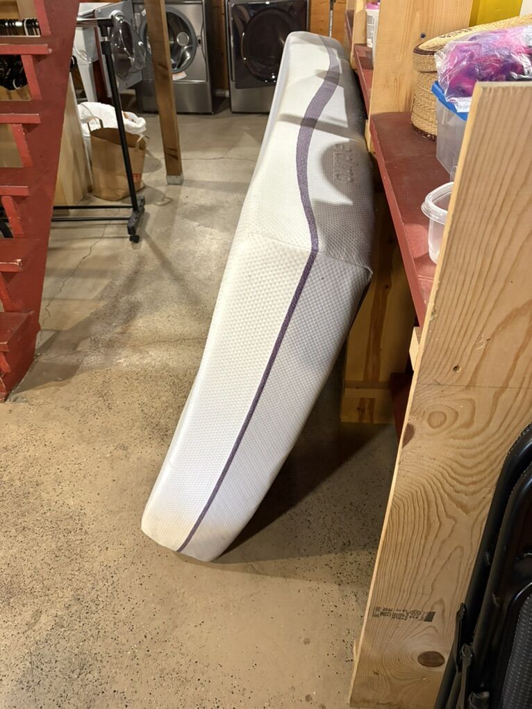 Purple Matress (twin) & Bed frame