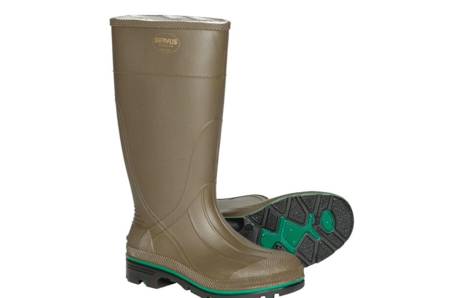 Honeywell Servus Rubber Boots Olive Size 12 NEW
