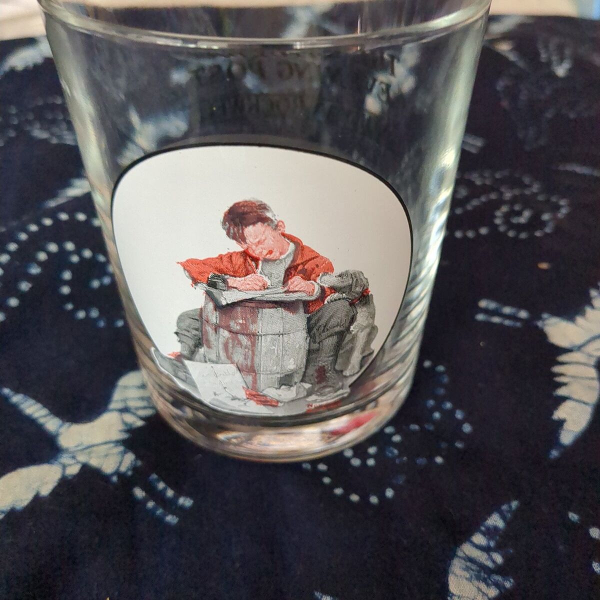 Norman Rockwell "Love Letters" glass