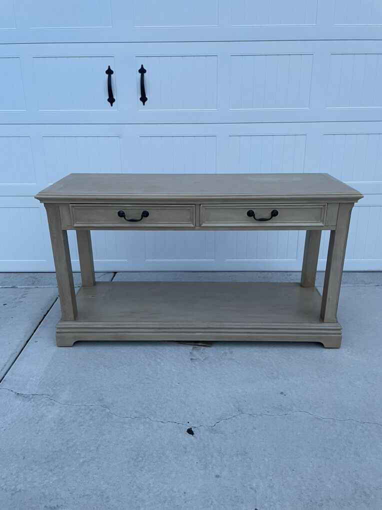 Oak Sofa Console