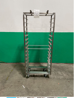 Lakeside 173, 20 Pan Stainless Steel Bun / Sheet Pan Rack, End Load, Assembled