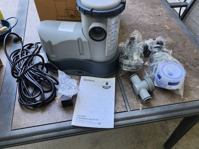 Bestway Flowclear 58390US 530 GPH Above Ground Pool Filter Pump System New