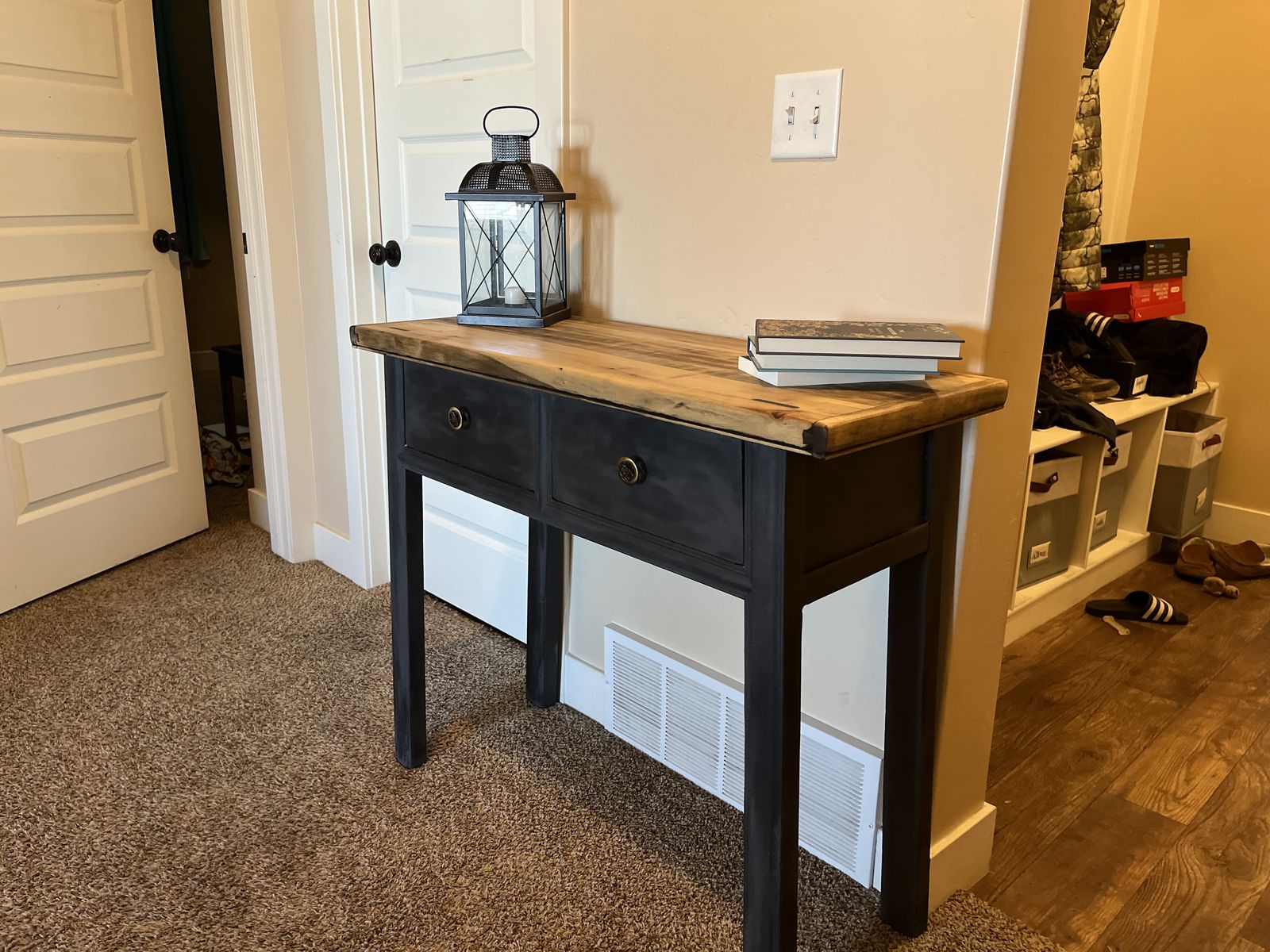 Solid Wood Entry Table
